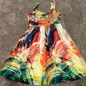 Suzi Chin for Maggy Boutique Multicolor Kids Dress